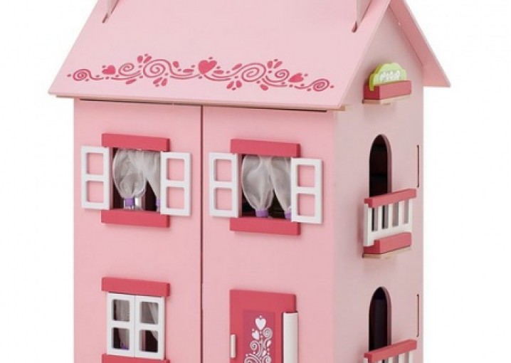 Кукольный домик от интернет-магазина babyvil.ru приносит радость девочкам