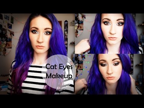 Cat Eyes Makeup Tutorial / Макияж 'Кошачий глаз' |Vice Obsession|