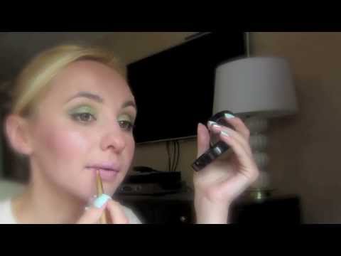 Летнии? макияж используя зеленые тени/Summer make up tutorial look using Sephora palette