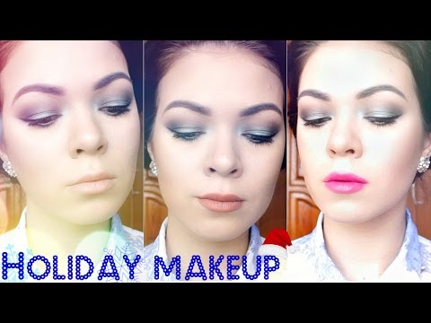 НОВОГОДНИЙ макияж и праздничная ПРИЧЕСКА | Holiday LOOK | EH