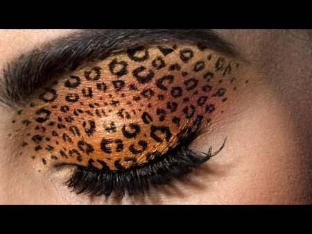 Леопардовый макияж глаз. Быстро и просто