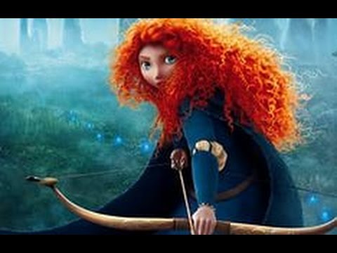 Прикольная прическа для рыжих волос из мультфильма 'Храбрая Сердцем'