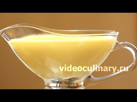 Рецепт - Ванильный соус от http://videoculinary.ru