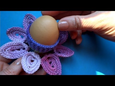 How to crochet Easter egg Пасхальное яйцо вязание крючком